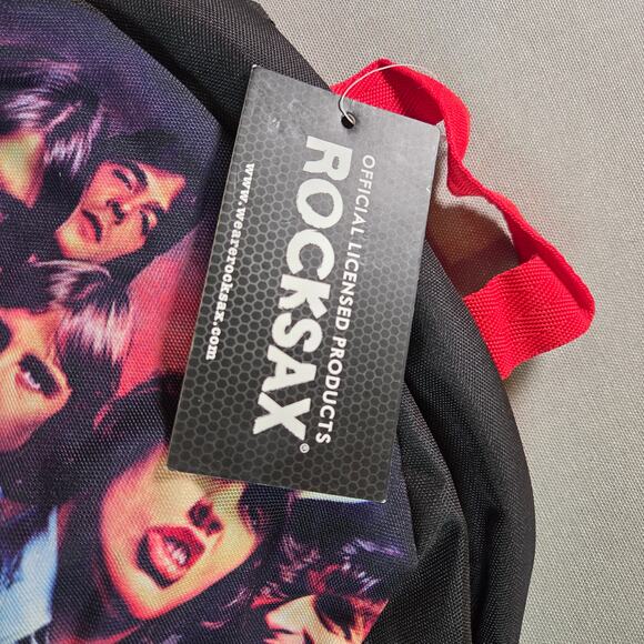 AC/DC Highway to Hell Rocksax Backpack 17" Black Red NWT 2022 Licensed - Picture 3 of 10